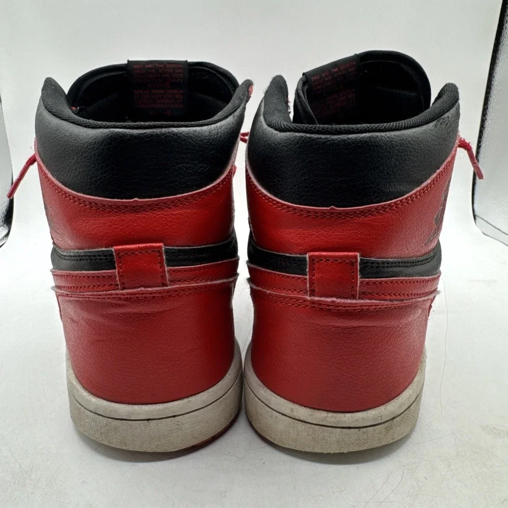 NIKE AIR JORDAN 1 RETRO HIGH 85 OG SHOE BQ4422-600 Varsity Red Size 12 Worn